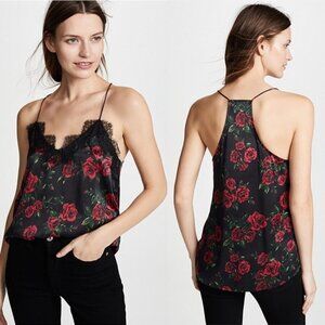 CAMI NYC the Sweetheart Charmeuse in Red Rose size S NWT